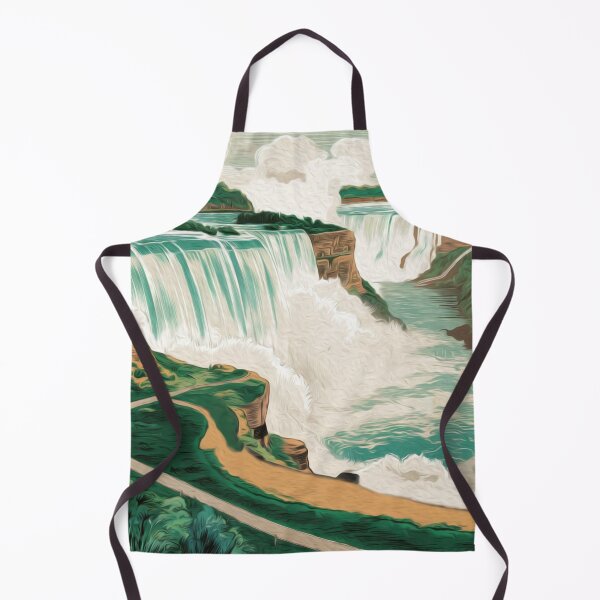 Item preview, vintage watercolor Niagara Falls, Ontario, Canada  designed and sold by SOUFIANE1991.