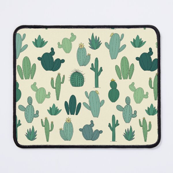 Item preview, Cactus Art Cactus Pattern for Nature Lovers Baby Yellow Color designed and sold by planception.