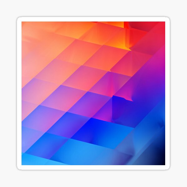 Item preview, Overlapping Gradient Triangles designed and sold by cavra.