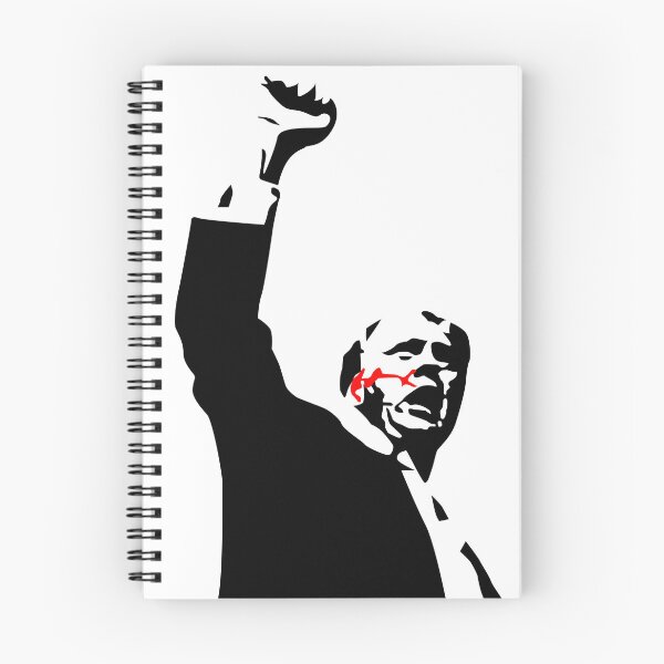 Item preview, Trump Assassination Attempt Pose White designed and sold by TrendyDzigns.