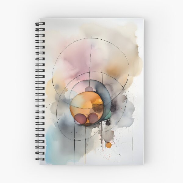 Aperçu de l'œuvre Chef-d’œuvre minimaliste de l’aquarelle, Lune Solomn, Encre et peinture, Impression d’art de salon créée et vendue par Lightweav.
