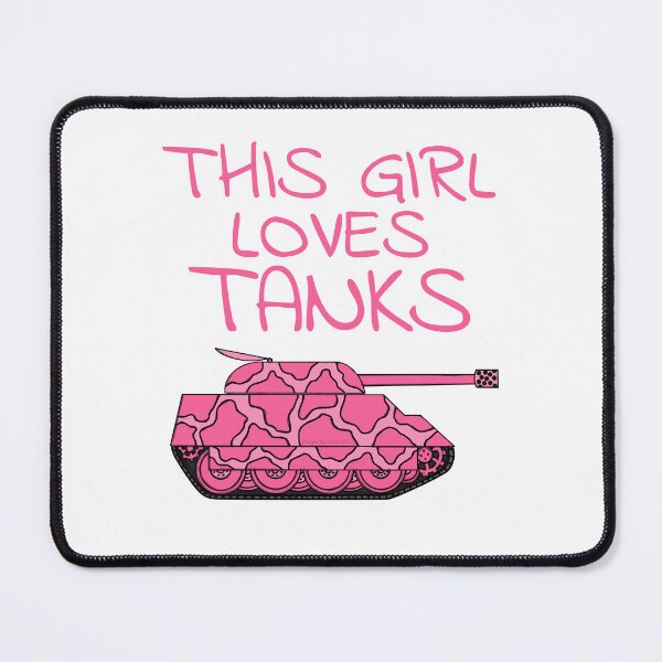 Item preview, This Girl Loves Tanks, Female Tank Driver designed and sold by doodlerob.