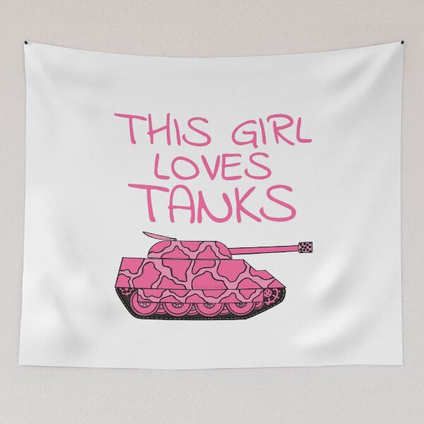 Item preview, This Girl Loves Tanks, Female Tank Driver designed and sold by doodlerob.