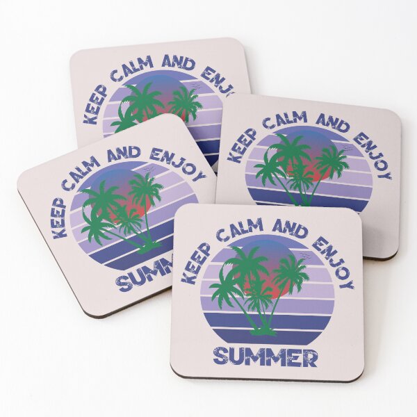 Item preview, Summer Lover Design: Keep Calm And Enjoy The Summer - Perfect Tee for Beach Days designed and sold by Techflare.
