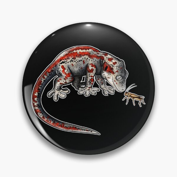 Item preview, Gargoyle Gecko and Crickets Funny Design designed and sold by BeataY6Art.