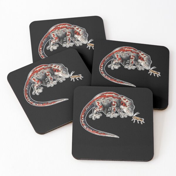 Item preview, Gargoyle Gecko and Crickets Funny Design designed and sold by BeataY6Art.