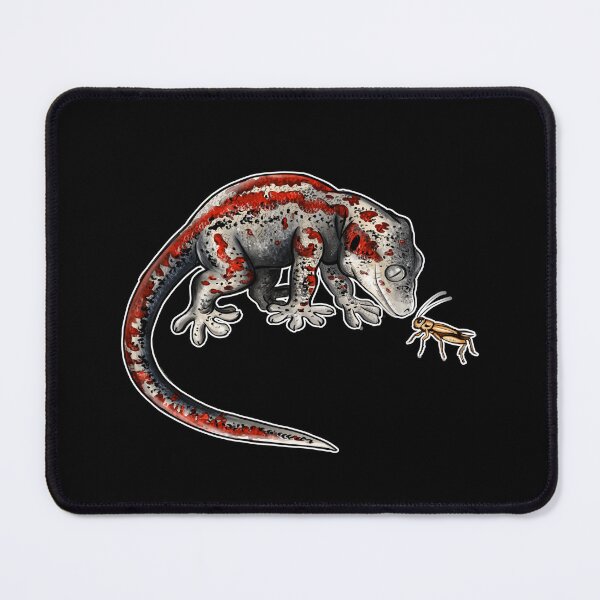 Item preview, Gargoyle Gecko and Crickets Funny Design designed and sold by BeataY6Art.