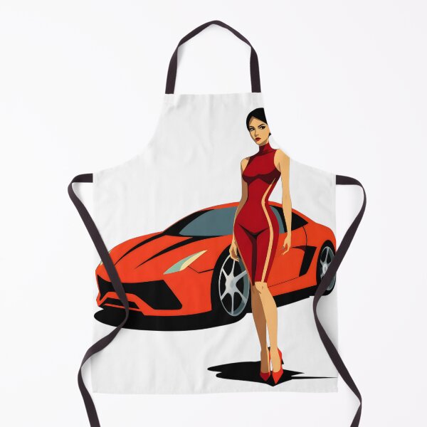 Item preview, woman & car,vector style,isolated designed and sold by Creative88Art.