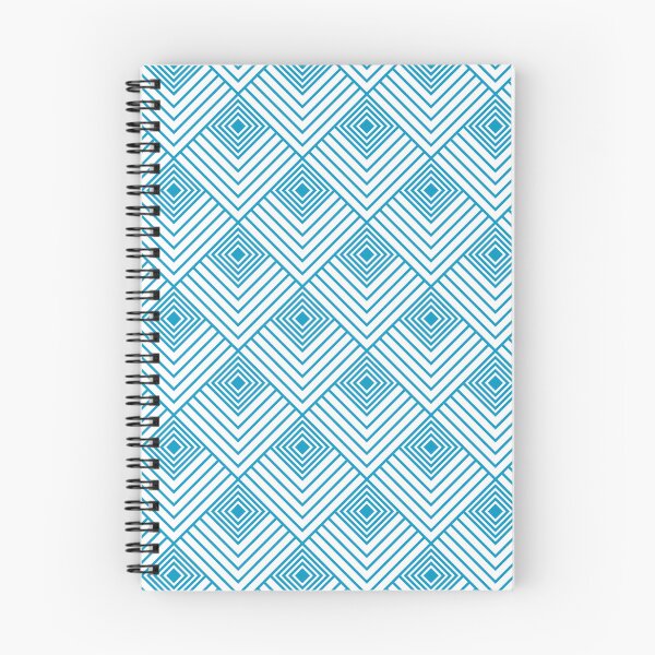 Item preview, Blue Square Tile Pattern Artwork - Graphic Design designed and sold by PrintChics.