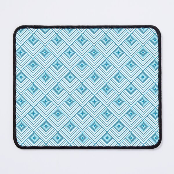 Item preview, Blue Square Tile Pattern Artwork - Graphic Design designed and sold by PrintChics.