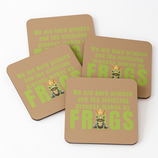 Item preview, POSITVE QUOTES FROG PRINCES designed and sold by La Loca.