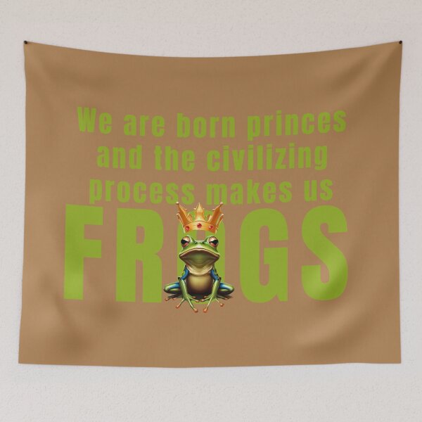 Item preview, POSITVE QUOTES FROG PRINCES designed and sold by La Loca.