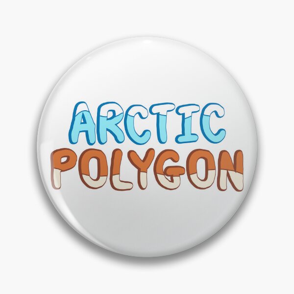 Arctic Polygon Logo Pin