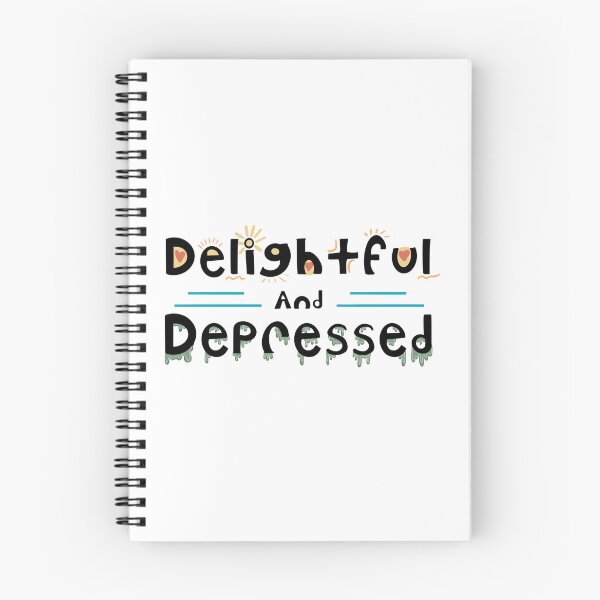 Item preview, Delightful and Depressed designed and sold by NeurospiceSoup.