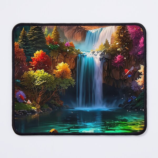 Item preview, Waterfall in the forest designed and sold by PixelParadies.