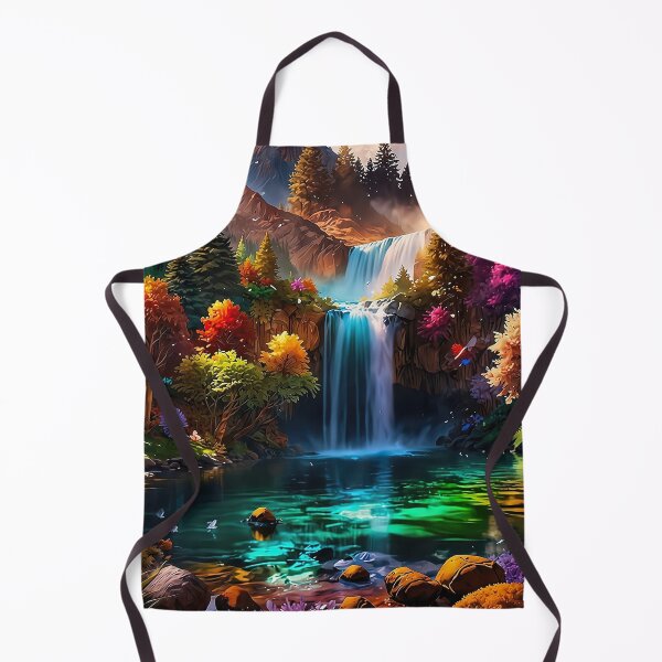 Item preview, Waterfall in the forest designed and sold by PixelParadies.