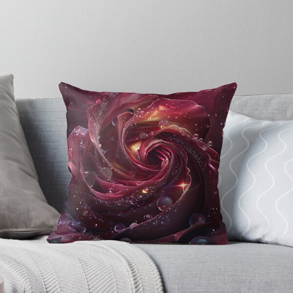 Item preview, Close-up of a red rose covered in water drops. designed and sold by Jerhus.