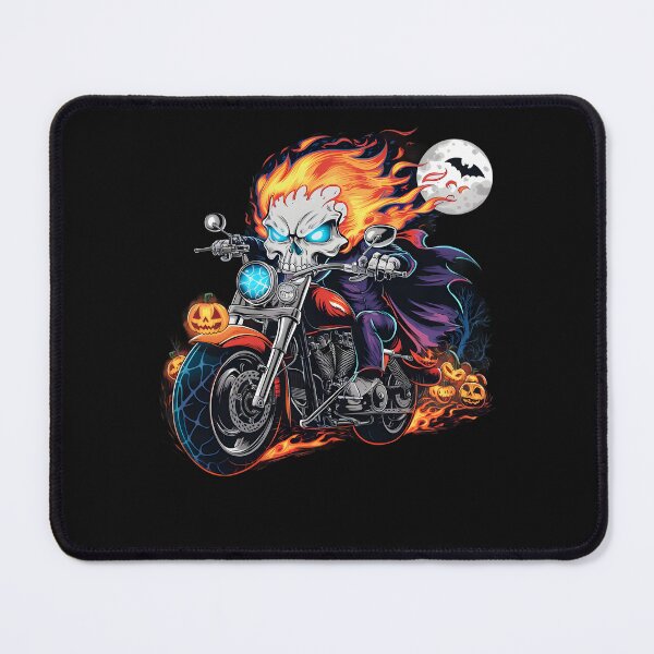 Item preview, Halloween Biker Skull Riding A Motorcycle Rider Men Women designed and sold by clothesy7.