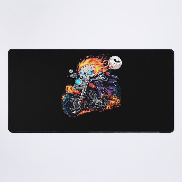 Item preview, Halloween Biker Skull Riding A Motorcycle Rider Men Women designed and sold by clothesy7.