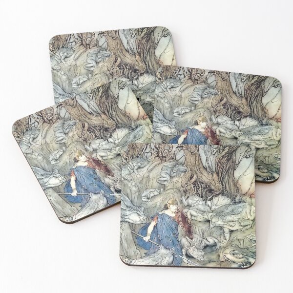 Item preview, Becuma of the White Skin - Irish Fairy Tales - Arthur Rackham designed and sold by forgottenbeauty.