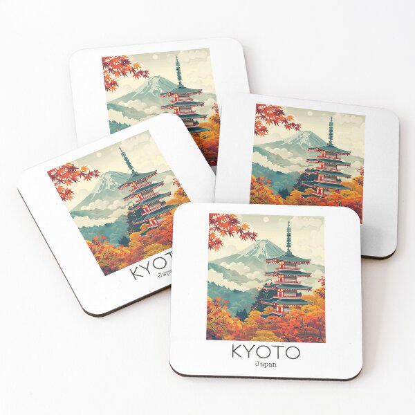 Item preview, A Vintage Travel Art of Kyoto - Japan  designed and sold by GoodOldVintage.
