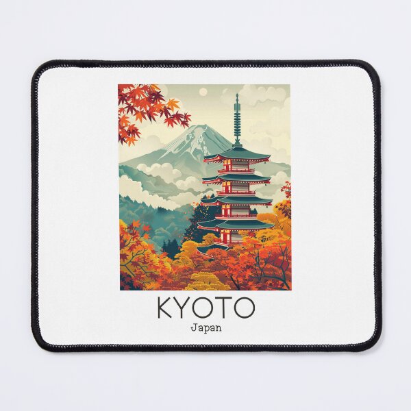 Item preview, A Vintage Travel Art of Kyoto - Japan designed and sold by GoodOldVintage.