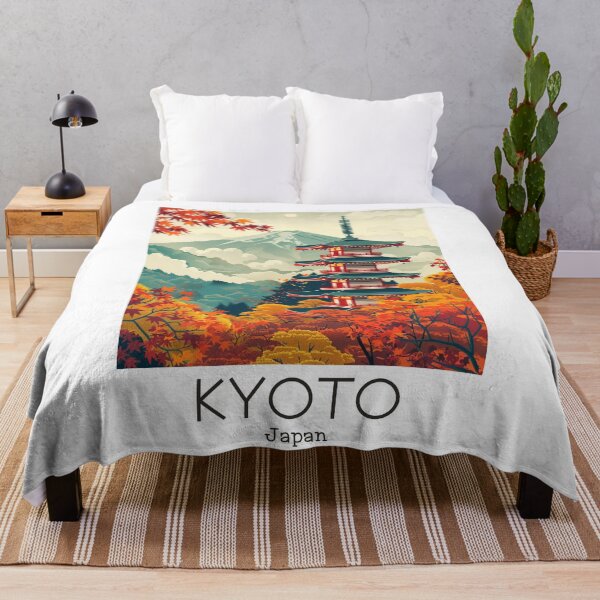 Item preview, A Vintage Travel Art of Kyoto - Japan  designed and sold by GoodOldVintage.