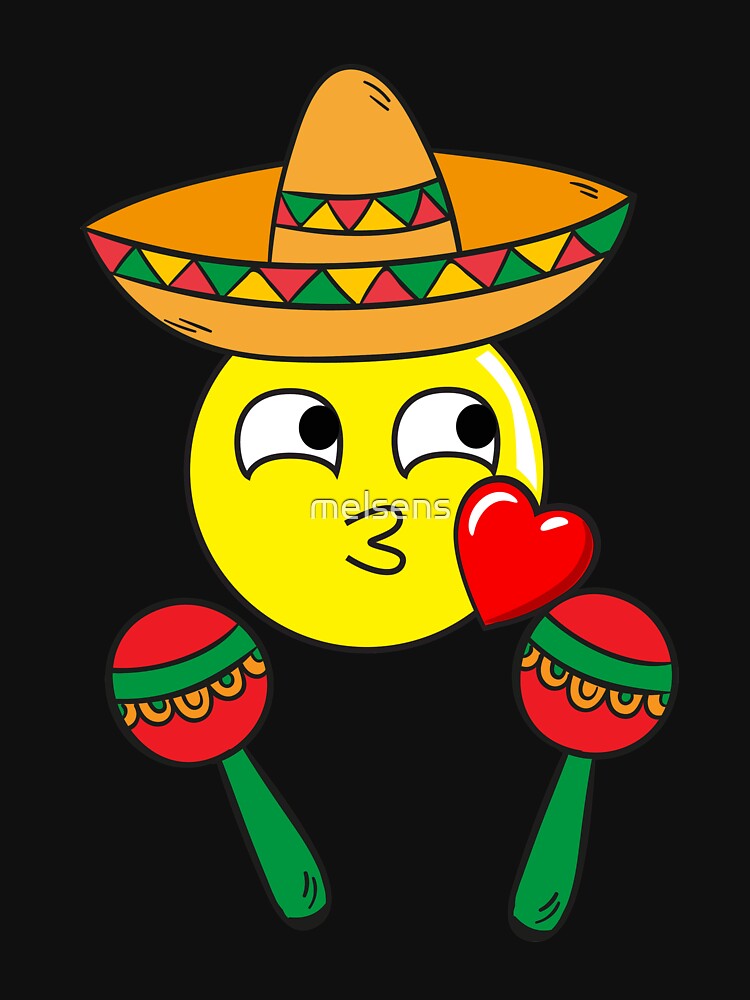 "Cute Mexican Emoji" Tshirt by melsens Redbubble