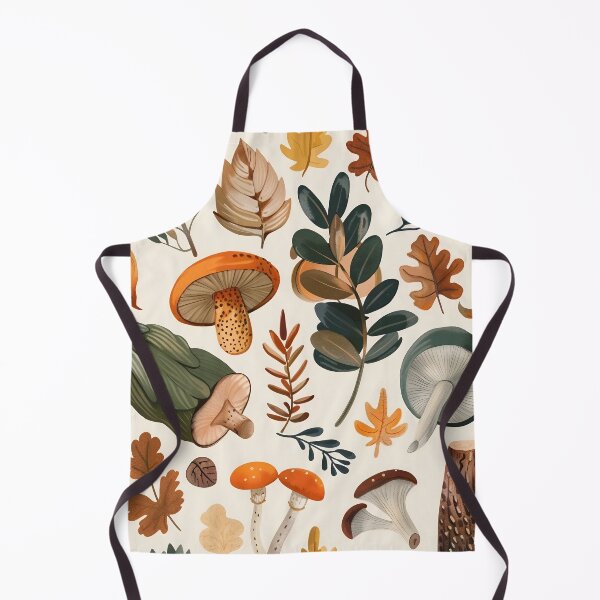 Item preview, Natural Leaf and Mushroom Pattern designed and sold by dcrc.