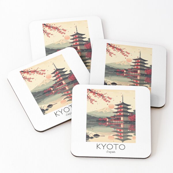 Item preview, A Vintage Travel Art of Kyoto - Japan  designed and sold by GoodOldVintage.