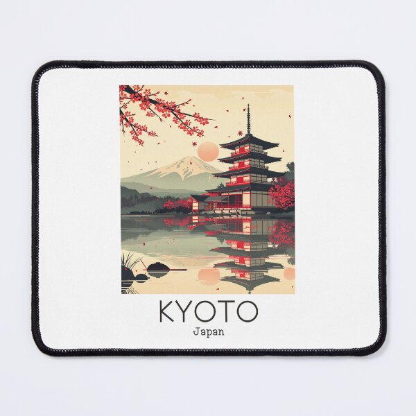 Item preview, A Vintage Travel Art of Kyoto - Japan designed and sold by GoodOldVintage.