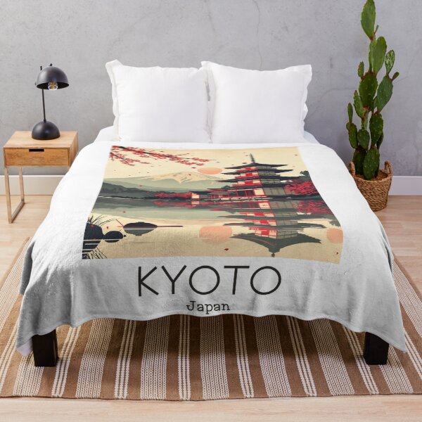 Item preview, A Vintage Travel Art of Kyoto - Japan designed and sold by GoodOldVintage.