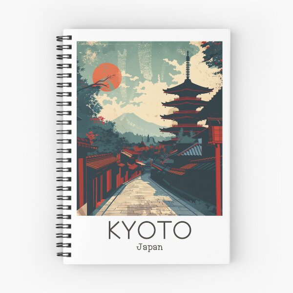 Item preview, A Vintage Travel Art of Kyoto - Japan  designed and sold by GoodOldVintage.