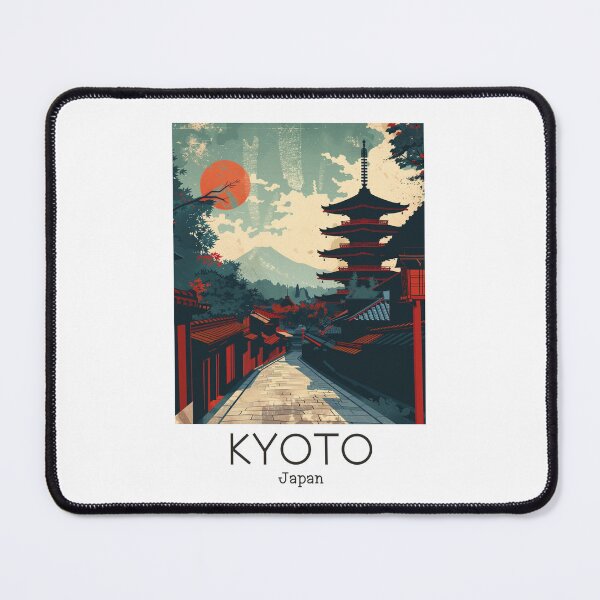 Item preview, A Vintage Travel Art of Kyoto - Japan  designed and sold by GoodOldVintage.