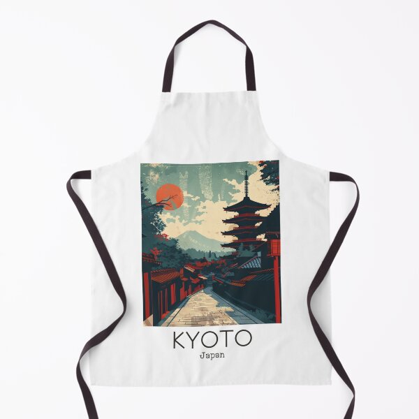 Item preview, A Vintage Travel Art of Kyoto - Japan designed and sold by GoodOldVintage.