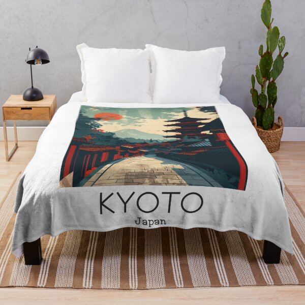 Item preview, A Vintage Travel Art of Kyoto - Japan designed and sold by GoodOldVintage.