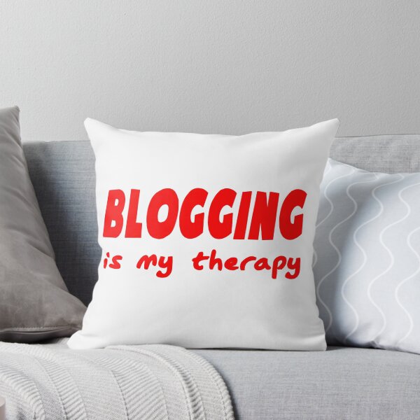 Item preview, Blogging is my therapy designed and sold by Goldmedaldesign.