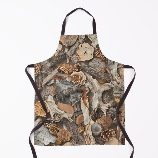 Item preview, Natural Wood and Pinecone Pattern designed and sold by dcrc.
