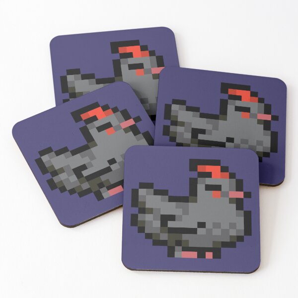 Item preview, Stardew Valley Void Chicken designed and sold by SpottedPetals.