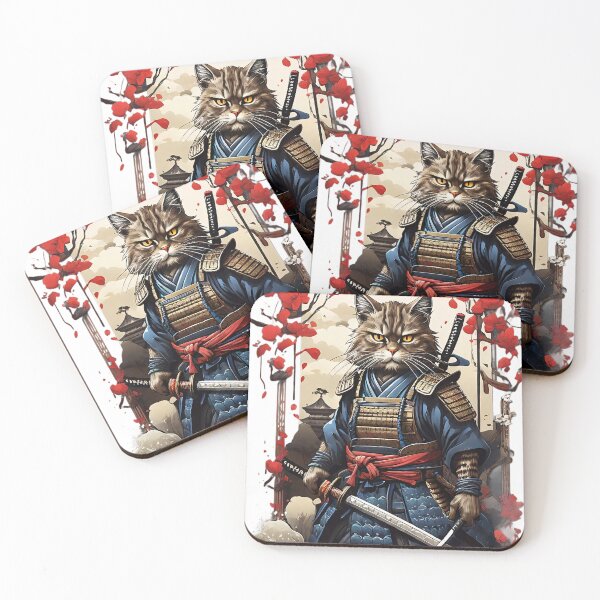 Item preview, Samurai cat designed and sold by unimajinasi.