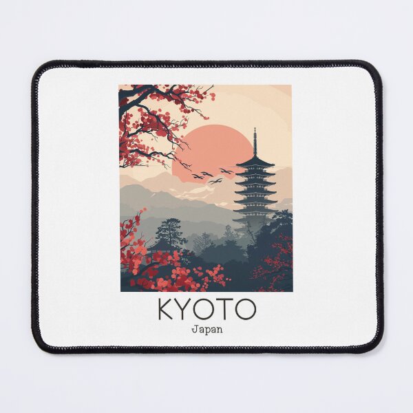 Item preview, A Vintage Travel Art of Kyoto - Japan designed and sold by GoodOldVintage.