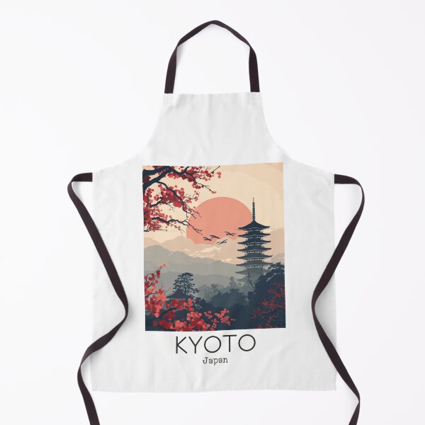Item preview, A Vintage Travel Art of Kyoto - Japan designed and sold by GoodOldVintage.