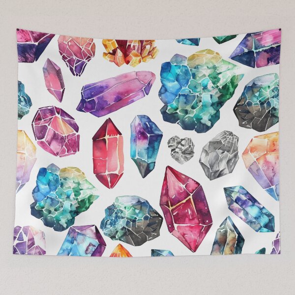 Item preview, Natural Gemstone Pattern designed and sold by dcrc.
