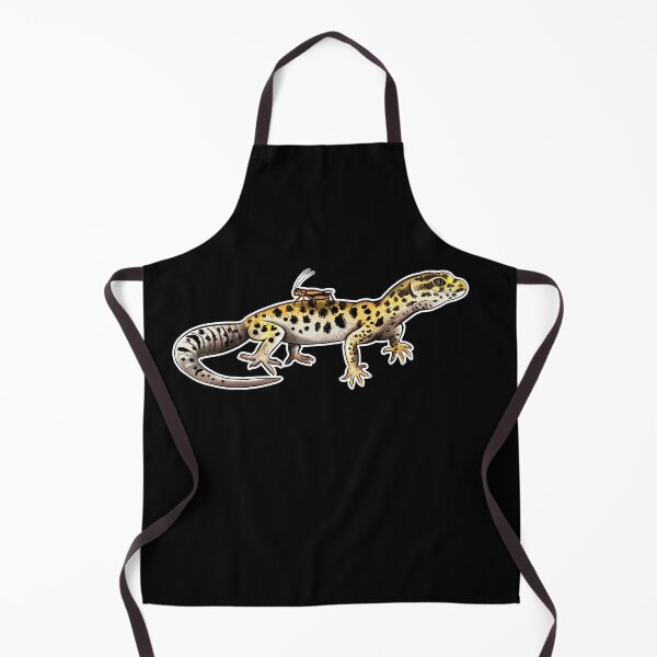 Item preview, Diseño divertido de Leopard Geco y grillos. designed and sold by BeataY6Art.