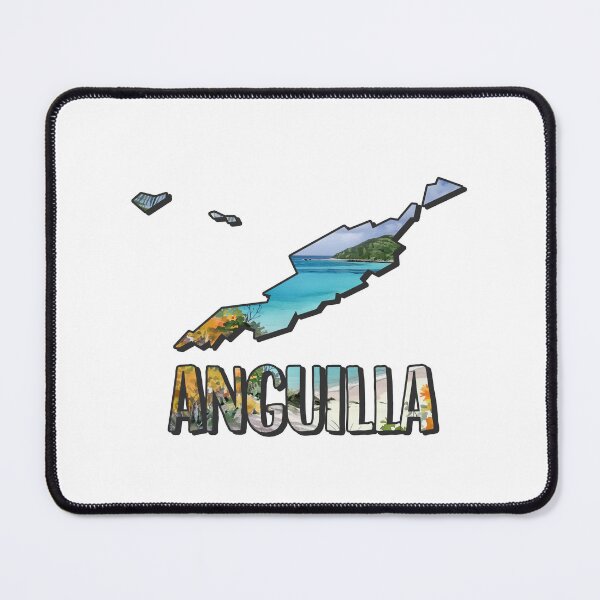 Item preview, Anguilla Watercolor Map designed and sold by Motivburg.