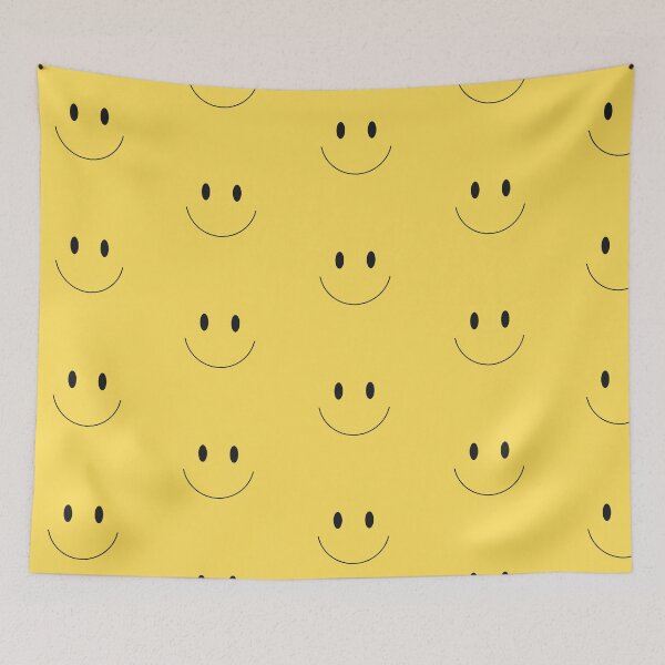 Item preview, EMOJI SMILING FACE WITH FUNNY YELLOW BACKGROUND designed and sold by lunacoco81.