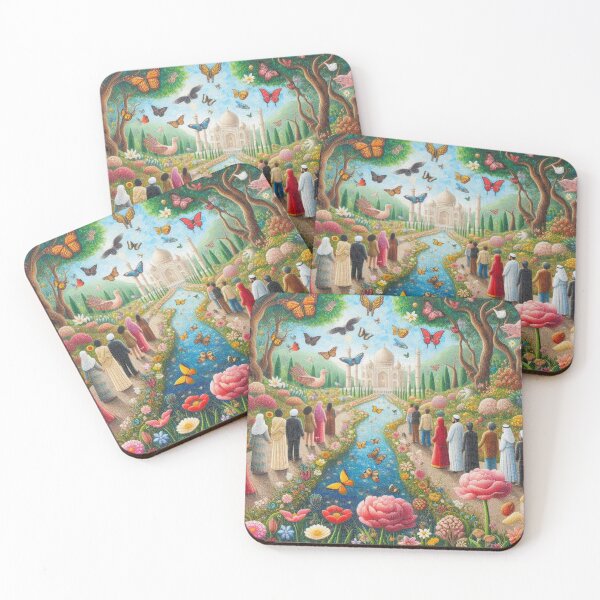 Item preview, trees and butterflies / forest and colorful designed and sold by Constructive27.