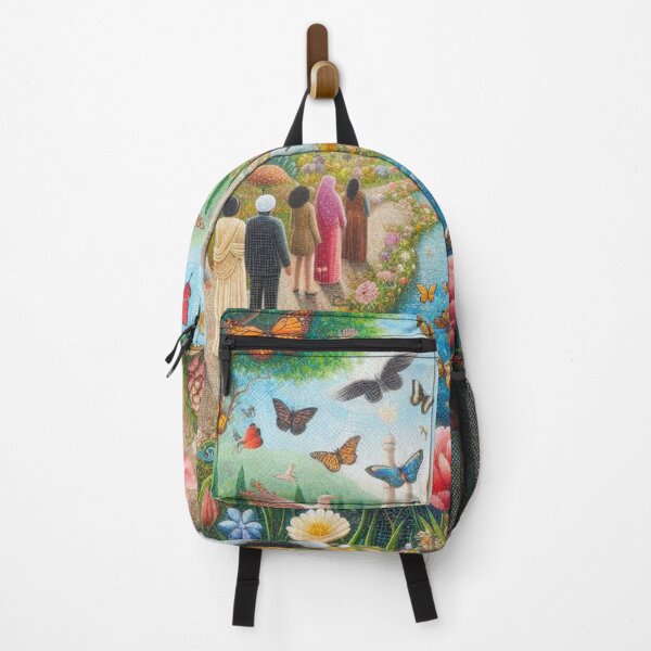 Item preview, trees and butterflies / forest and colorful designed and sold by Constructive27.