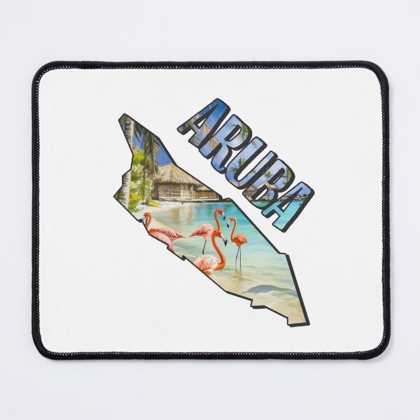 Item preview, Aruba watercolor map designed and sold by Motivburg.