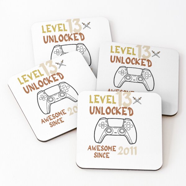 Item preview, Level 13 Unlocked Awesome 2008 13 Th Birthday Gaming Vintage  designed and sold by Allaouitige4.